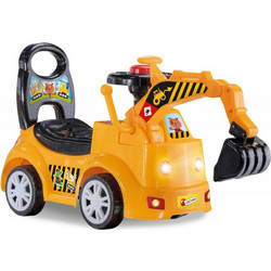 Lisciani Giochi Carotina Baby Μπουλντόζα με Παζλ Φώτα & Ήχους Περπατούρα Ride On Αυτοκινητάκι 18m+