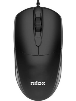 Nilox MOUSB1011 Ενσύρματο Ποντίκι Black