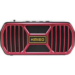 Kimiso KMS-05B Ηχείο Bluetooth 10W με Ραδιόφωνο Κόκκινο