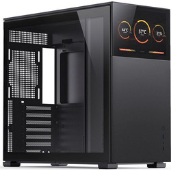 Jonsbo D41 Screen TG Black Midi Tower Κουτί Υπολογιστή με Πλαϊνό Παράθυρο