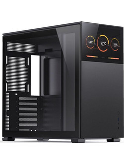 Jonsbo D41 Screen TG Black Midi Tower Κουτί Υπολογιστή με Πλαϊνό Παράθυρο