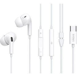 Celebrat E300 Handsfree In-Ear USB-C White