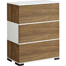 HomeMarkt Mirabell Παπουτσοθήκη Ξύλινη Καρυδί 90x30x93cm HM8938.11