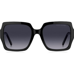 Marc Jacobs MARC731/S 8079O Γυναικεία Γυαλιά Ηλίου Τετράγωνα Κοκάλινα Μαύρα με Μαύρο Polarized Φακό