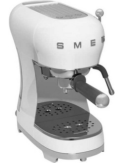 Smeg ECF02WHEU Μηχανή Espresso 1350W 15bar