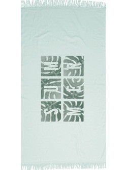 Borea Summer Πετσέτα Παρεό Θαλάσσης Πράσινο Mint 90x160cm