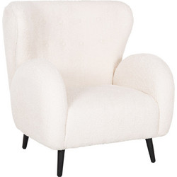 HomeMarkt Μπερζέρα Εκρού Kryly HM9593.06
