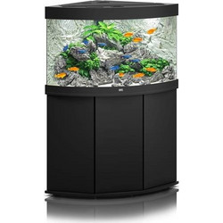 Juwel Aquarium Trigon 190 Ενυδρείο Ψαριών με Βάση Έπιπλο, Θερμαντήρα, Κυκλοφορητή & Φίλτρο 190lt Μαύρο