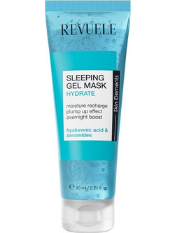 Revuele Skin Elements Sleeping Hydrate Blue Gel Κρεμώδης Μάσκα Προσώπου για Καθαρισμό 80ml
