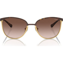 Vogue VO4002S 507813 Γυναικεία Γυαλιά Ηλίου Πεταλούδα Μεταλλικά Χρυσά με Καφέ Degradee Φακό