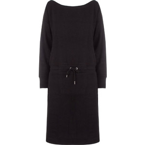DKNY Midi Καθημερινό Φόρεμα Μαύρο DP3D4828-BLK