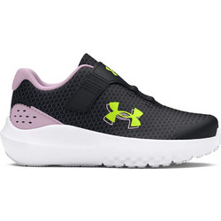 Under Armour Surge 4 AC Παιδικά Αθλητικά Παπούτσια για Τρέξιμο Μαύρα 3027110-001