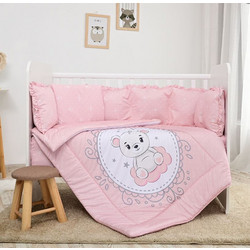 Lorelli Little Bear Σετ Κούνιας Pink 5τμχ 20800085902