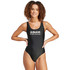 Adidas U-Back Αθλητικό Γυναικείο Μαγιό Ολόσωμο Μαύρο IQ3955