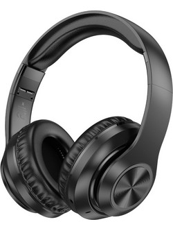 Borofone BO24 Ενσύρματα & Ασύρματα Bluetooth Ακουστικά Over Ear Μαύρα