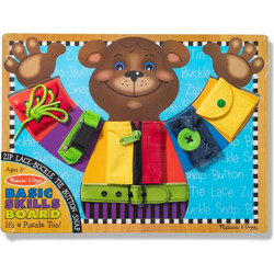 Melissa & Doug Basic Skills Board Ντύσε τον Αρκούδο