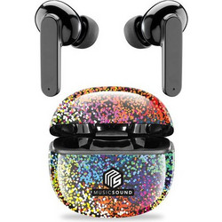 Cellular Line ANC Music Sound Fancy Ακουστικά Bluetooth In Ear Black Rainbow