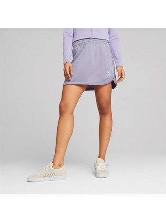 Puma Μίνι Φούστα Υφασμάτινη Ψηλόμεση A-Γραμμή Λιλά 538061-25