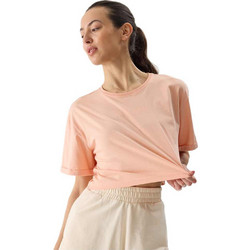 4F Γυναικείο Αθλητικό T-Shirt Σομόν 4FWSS24TTSHF1357-65S