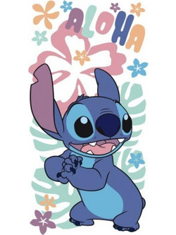 Aymax Lilo & Stitch Aloha Παιδική Πετσέτα Θαλάσσης 70x140cm