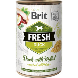 Brit Fresh Dog Duck with Millet 400gr