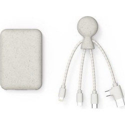 Xoopar MR. BIO Power Bank 5000mAh με Θύρα USB-A & Θύρα USB-C