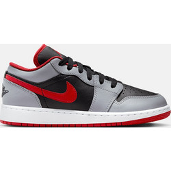 Jordan Air Jordan 1 Παιδικά Sneakers Μαύρα Γκρι 553560-060