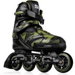 Spokey Macan Inline Αυξομειούμενα Rollers Ενηλίκων Μαύρα Πράσινα