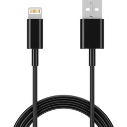 Ancus Flow E44 USB-A to Lightning Cable 1m Black 5210029090349