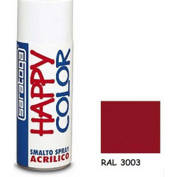Saratoga Happy Color Σπρέι Βαφής Κόκκινο Gloss 400ml Rubino-021