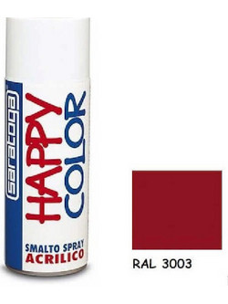 Saratoga Happy Color Σπρέι Βαφής Κόκκινο Gloss 400ml Rubino-021