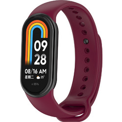 Techsuit Watchband W014 Λουράκι Σιλικόνης Burgundy (Xiaomi Smart Band 8 / 9 / 10)