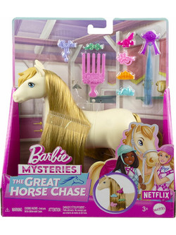 Mattel Barbie Mysteries The Great Horse Chase White Pony HXJ36