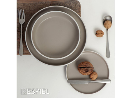 Espiel Πιάτο Φρούτου Κεραμικό Mood Grey 20cm ATA121K6