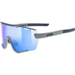 Uvex SPORTSTYLE 236 Ανδρικά Γυαλιά Ηλίου Μάσκα Κοκάλινα Μαύρα με Μπλε Φακό