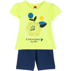 Joyce Παιδικό Σετ για Κορίτσι Καλοκαιρινό Lime Navy Μπλε 2411116