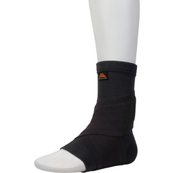 Medical Brace Επιστραγαλίδα Ελαστική με Ιμάντες Μαύρη MB6902