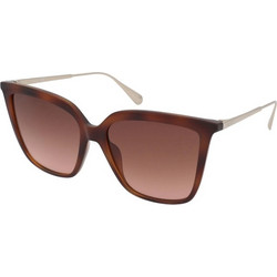Max & Co MO0043 52F Γυναικεία Γυαλιά Ηλίου Πεταλούδα Ασημί Καφέ με Καφέ Polarized Φακό