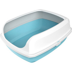 Pet Interest Easy Semi-Closed Λεκάνη Γάτας Μπλε Μ50.5xΠ37.5xΥ19.5cm