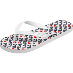 Fila Troy Ανδρικές Σαγιονάρες Λευκές FFM0029-10004