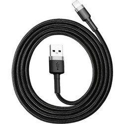 Baseus Cafule Braided USB-A to Lightning Cable 3m Black CALKLF-RG1