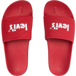 Levi's Ανδρικές Παντόφλες Καλοκαιρινές Κολυμβητηρίου Κόκκινες 234222-753-023