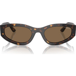 Vogue VO5585S W65673 Γυναικεία Γυαλιά Ηλίου Cat Eye Κοκάλινα Ταρταρούγα με Καφέ Polarized Φακό