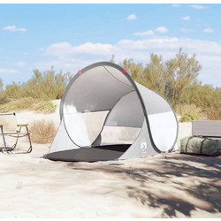 vidaXL Τέντα Παραλίας 2 Ατόμων Pop Up Γκρι 225x158x115cm 4004160