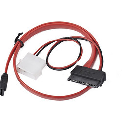 Cablexpert CC-MSATA-001 Καλώδιο Σκληρού Δίσκου 4-Pin Molex to 7-Pin SATA III 0.45m Red