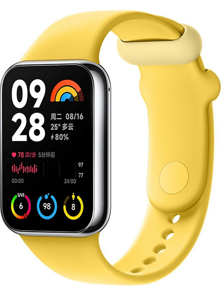 Xiaomi Q-Release Λουράκι Σιλικόνης Yellow (Xiaomi Redmi Watch 4 / Xiaomi Smart Band 8 Pro)