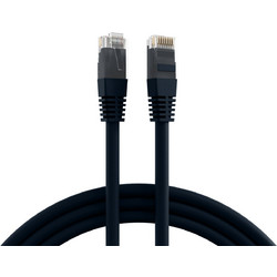 EFB Elektronik U/UTP Cat.5e Καλώδιο Δικτύου Ethernet 0.5m Black K8098.0.5