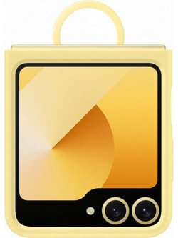 Samsung Silicone Ring Back Cover Yellow (Samsung Galaxy Z Flip6)