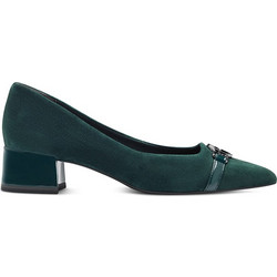 Tamaris Γόβες Suede με Χοντρό Χαμηλό Τακούνι Κυπαρισσί 1-22313-43-700