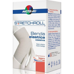 Master Aid Stretchroll Αυτοκόλλητος Ελαστικός Επίδεσμος 6cm x 4m